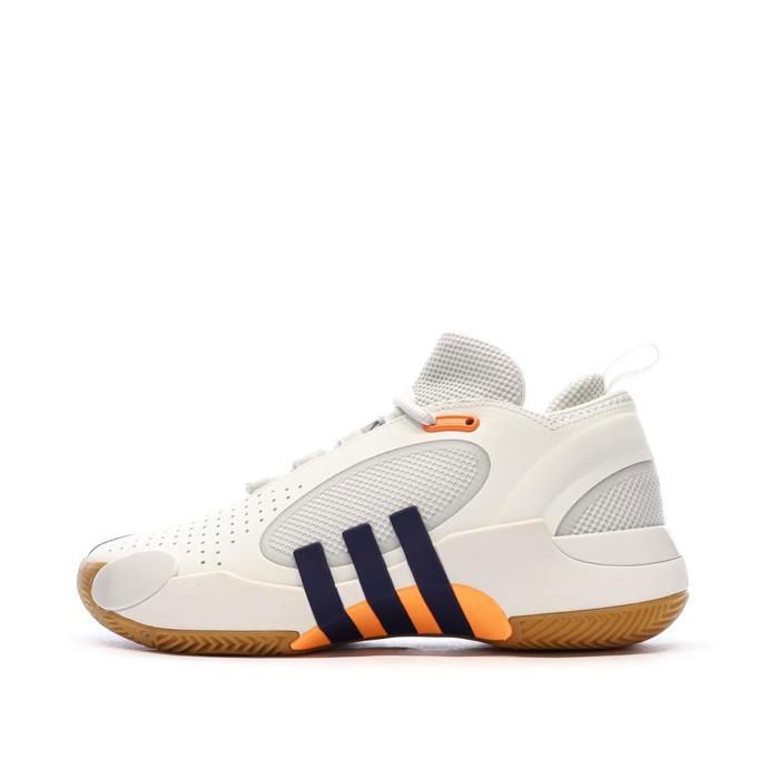 Chaussures de Basketball Blanches/Violettes Homme Adidas IE7799