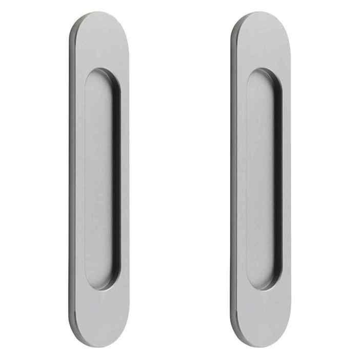 Poignée de porte coulissante ovale autocollante sans poinçon adaptée aux portes de grange coulissantes fenêtres placards