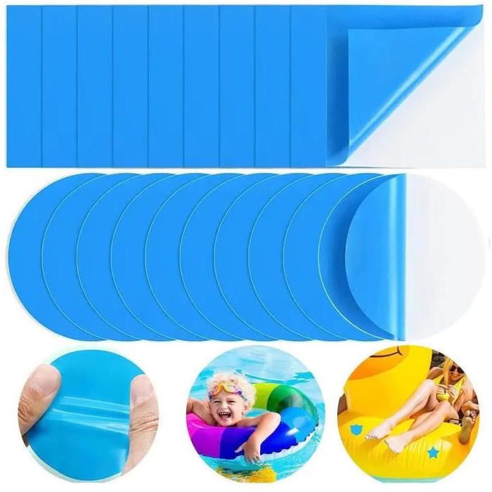 Kit de nettoyage pour piscine - Rustines auto-adhésives - Lot de 20 pièces