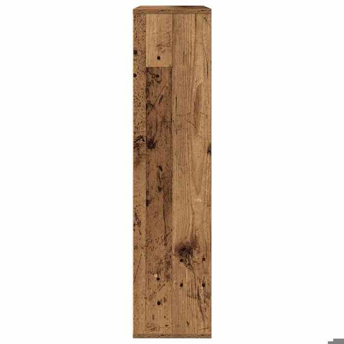 Bibliothèque vieux bois 89x24x101 5 cm bois dingénierie_2 ans garantie_99987