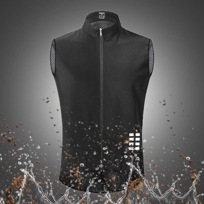 Gilet De Cyclisme WEST BIKING Haute Visibilité Jaune Fluo, Vente Coupe-vent Sans Manches Pour Homme Ou Femme