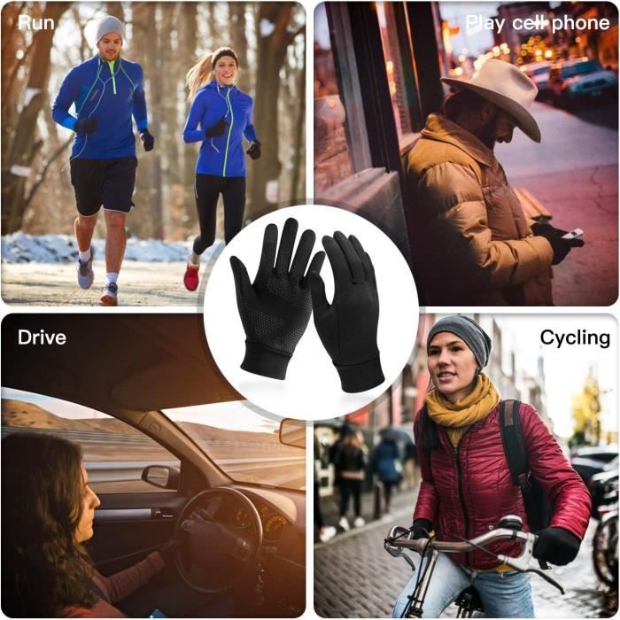 LdawyDE Gants Hiver Homme Et Femme Gants Tactile Smartphone Sous