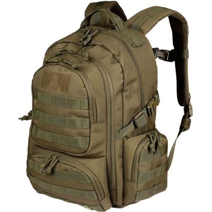 Sac à dos - ARES - Duty 35L - Vert - Multisport - Compartiment pour tablette - Poches MOLLE