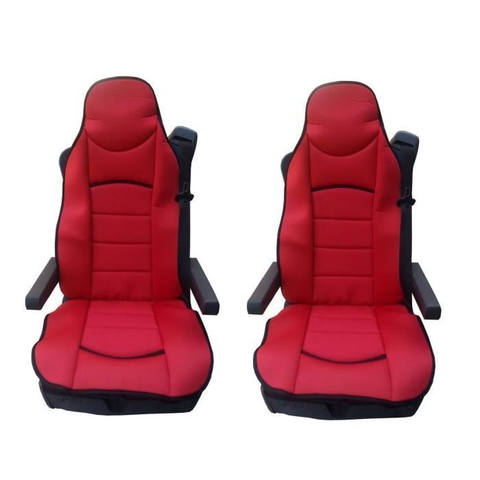 2x LUXE HOUSSE COUVRE SIEGE COUVRE-SIEGE POUR IVECO STRALIS TRAKKER