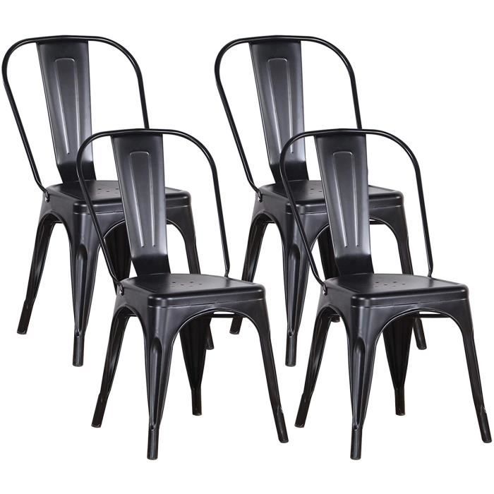 GrandCA HOME Lot de 4 Chaises de Salle à Manger Modernes