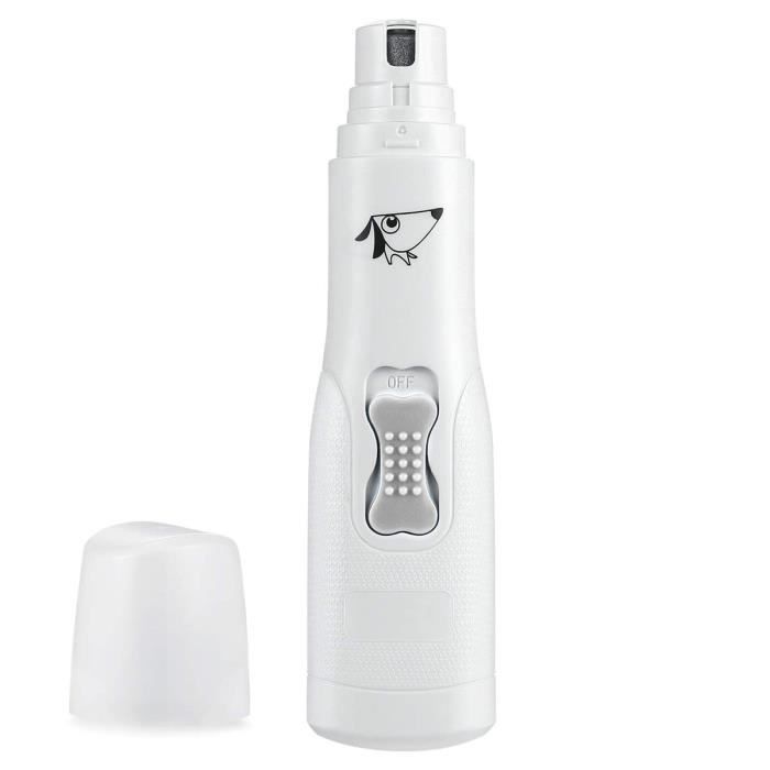 Lime à ongles électrique pour chien chat, Coupe Ongle Chien électrique , Coupe griffe chien chat Lime griffe électrique coupe ongle
