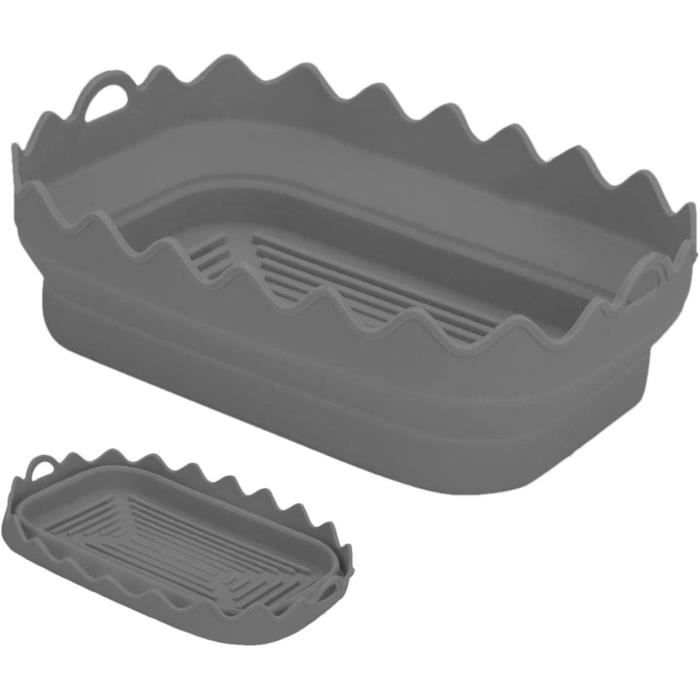 Friteuse 24cm Antiadhésive Avec Poignées - Panier Inox Pour Frites Et Beignets