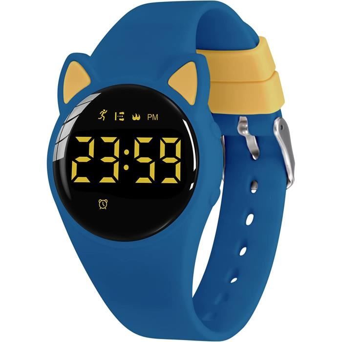 BEN NEVIS Montre Enfant Sport Digitale – Tracker Fitness Garçon Fille 5-15 Ans, Étanche 5ATM, Alarme, Chrono, Podomètre, Idéal Cadeau Enfant Actif