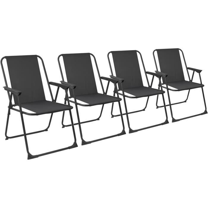 2 Chaises Pliantes Rembourrées Violet/blanc - Bureau, Maison - Harbour Housewares - Neuf