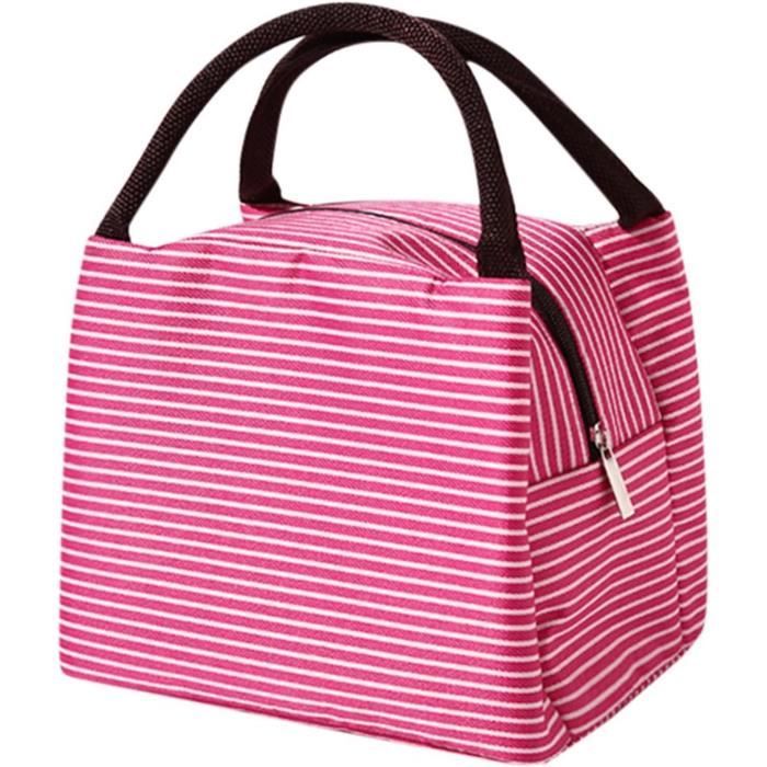 Sac Isotherme Repas 6L Pliable - Lunch Box Portable Étanche Bleu Pour Bureau Et Pique-Nique