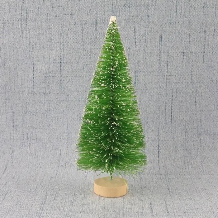 Mini sapin de noël artificiel 3.516cm,petit arbre de pin vert placé