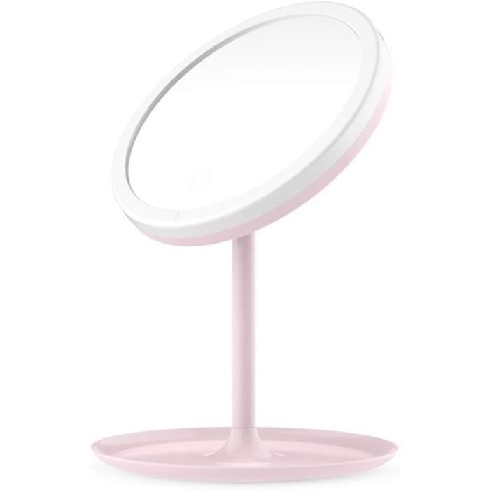 Miroir De Maquillage Hollywood à LED, Luminosité Rglables, Contrôle Tactile - Miroir