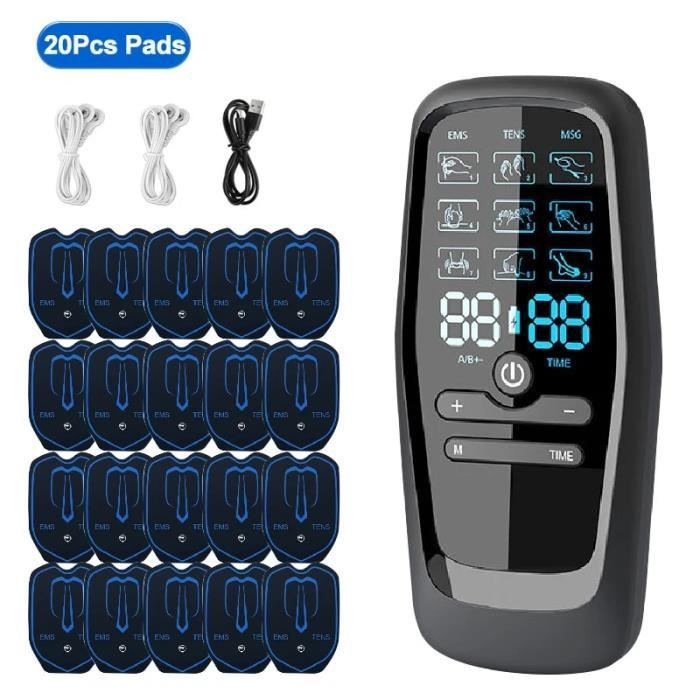 Électrostimulateur TENS/EMS Auxoliev - Appareil De Massage Musculaire Et Anti-douleur, Neuf