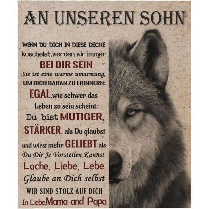 Couverture Message Aimer Plaid Personnalisé Pour Papa - Message D'Amour De Sa Fille - Cadeau Fête Des Pères/Noël 140x180cm Plaid Personnalisé Pour Canapé