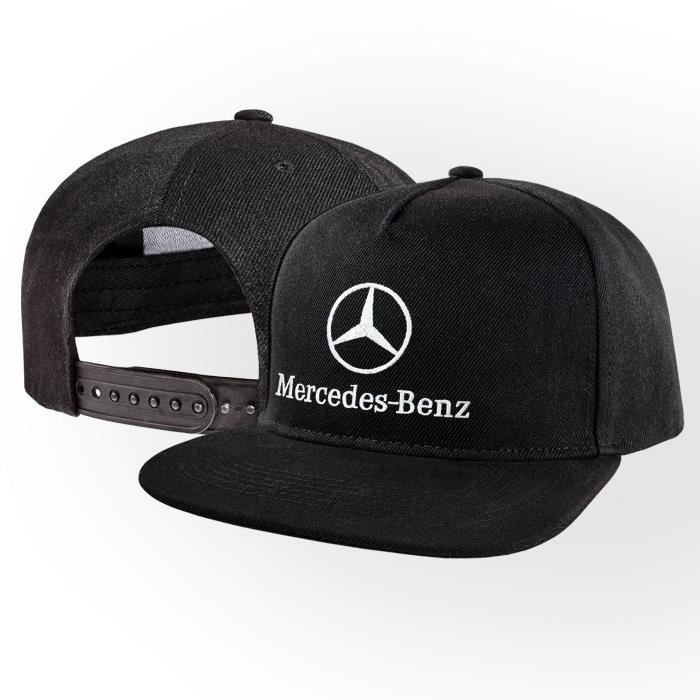 Mercedes Benz Casquette de Baseball Snapback Noir Brodé Logo Auto Voiture  Homme Femme Réglable Cap Chapeau Hip-Hop Cadeau 5 Panel - Cdiscount  Prêt-à-Porter