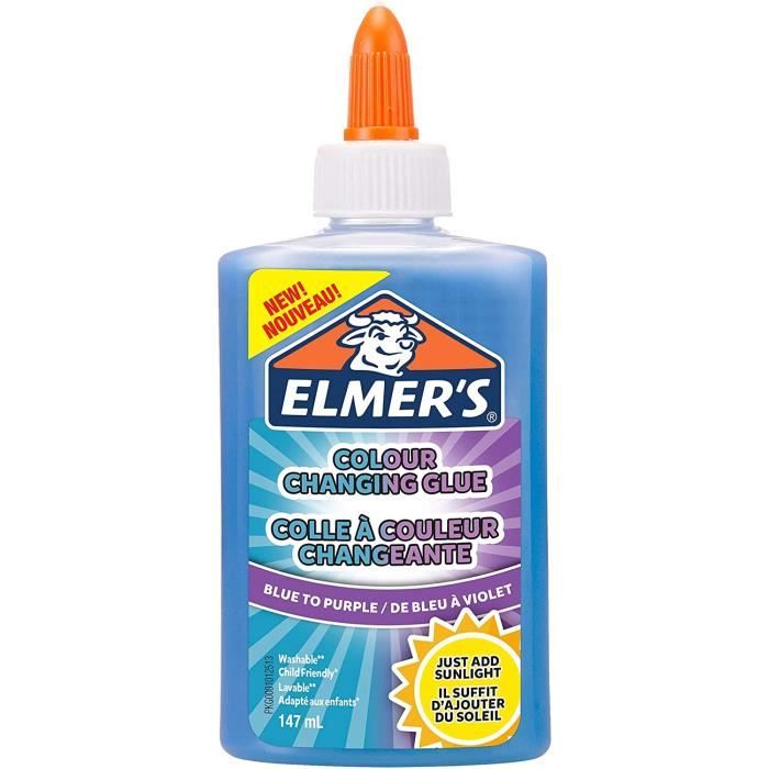 Colle ELMER'S Change de couleur Bleu à violet Lavable 147 ml — free download