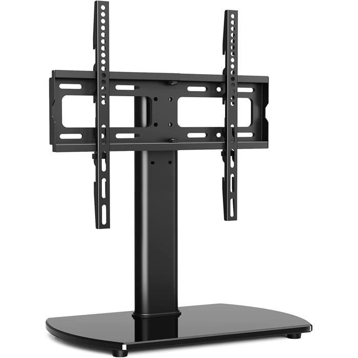 Pied TV Universel Support TV sur Socle pour Télévisions de 26 à 55 Pouces LCD-LED-Plasma Pivotant et Hauteur Réglable avec Bas[517]