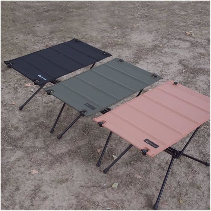 Table Pliante 2-en-1 YSWOVUO - Avec Tabouret Intégré, Portable Pour Camping, Jardin, Pique-nique - 60x30cm