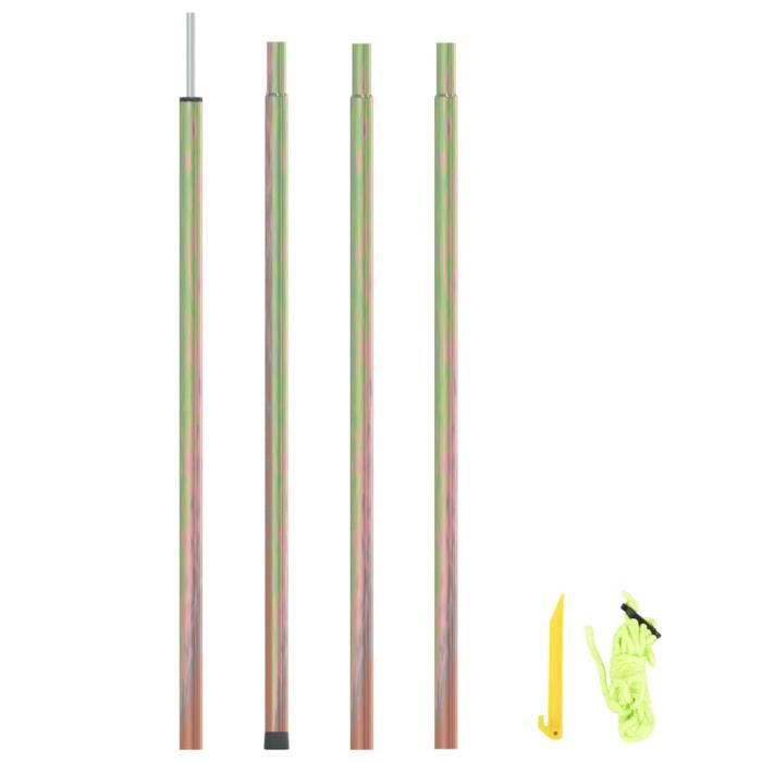 &New&8364Mât de parasol MÂT POUR VOILE SOLAIRE Haute qualité professional - 200 cm Acier galvanisé