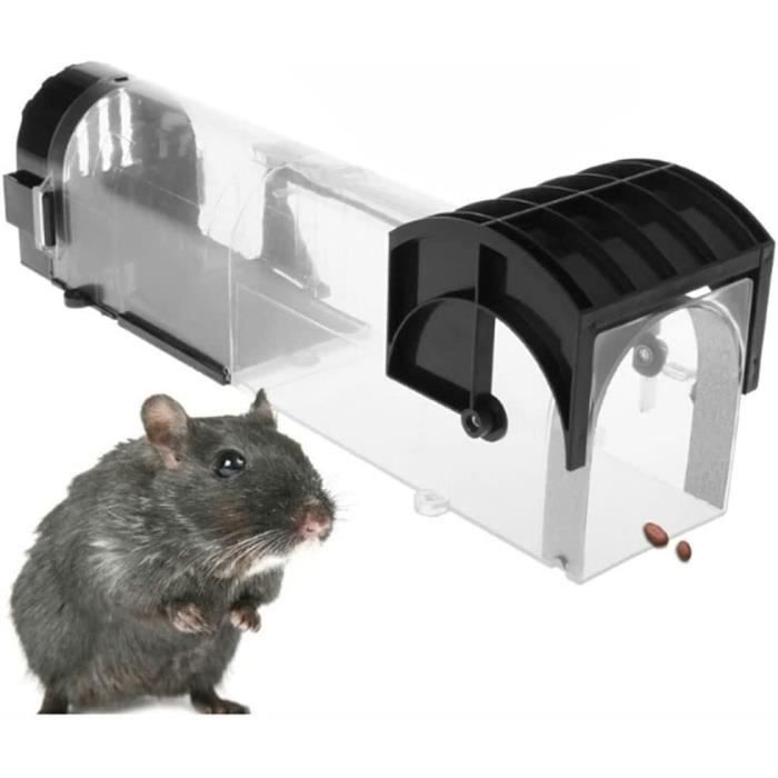 AJWPiège À Souris Vivante Piège À Souris Vivante En Plastique Transparent Réutilisable