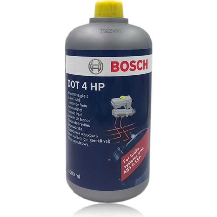 Liquide de frein DOT 4 HP 1L Bosch
