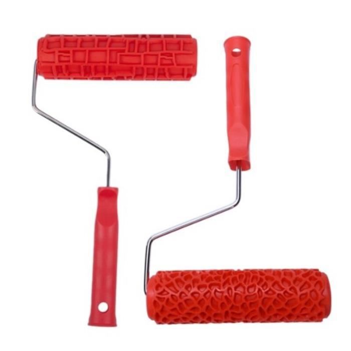 Petit Rouleau De Peinture Avec Poignée, Rouleaux Pour Peinture, 1 Lot Contient 1 Manche Et 3 Manchons, Largeur : 5 Cm - Bricolage