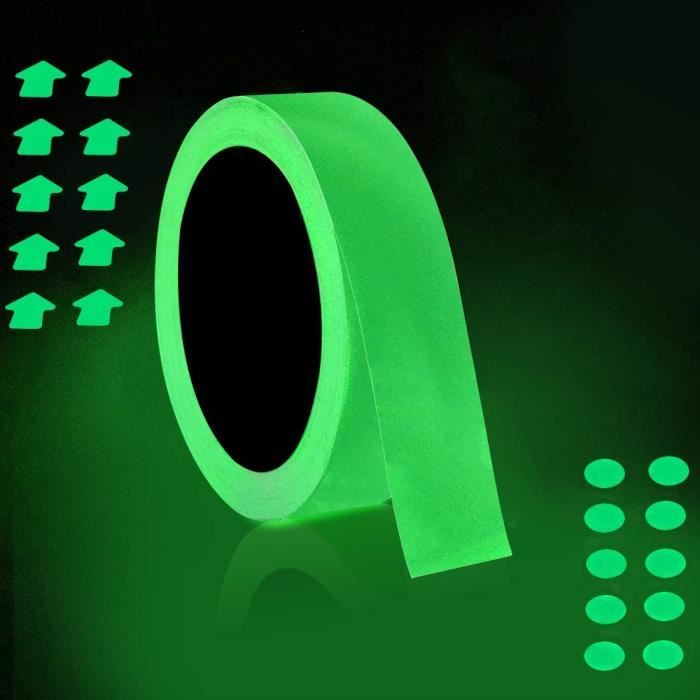 flèche de code de couleur 2,5 cm Flourescent Green 