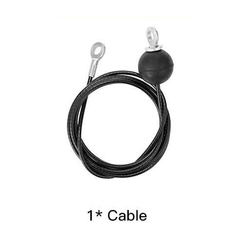 6 Cordons Élastiques De Randonnée - Ajustables, Noir | Pour Bâtons, Trekking, Camping