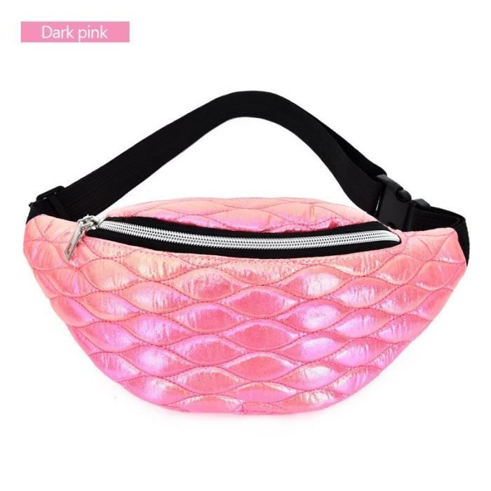Sac Banane Ceinture Holographique Rose - Taille OS (petit), Neuf Avec étiquettes, Sangle Ajustable