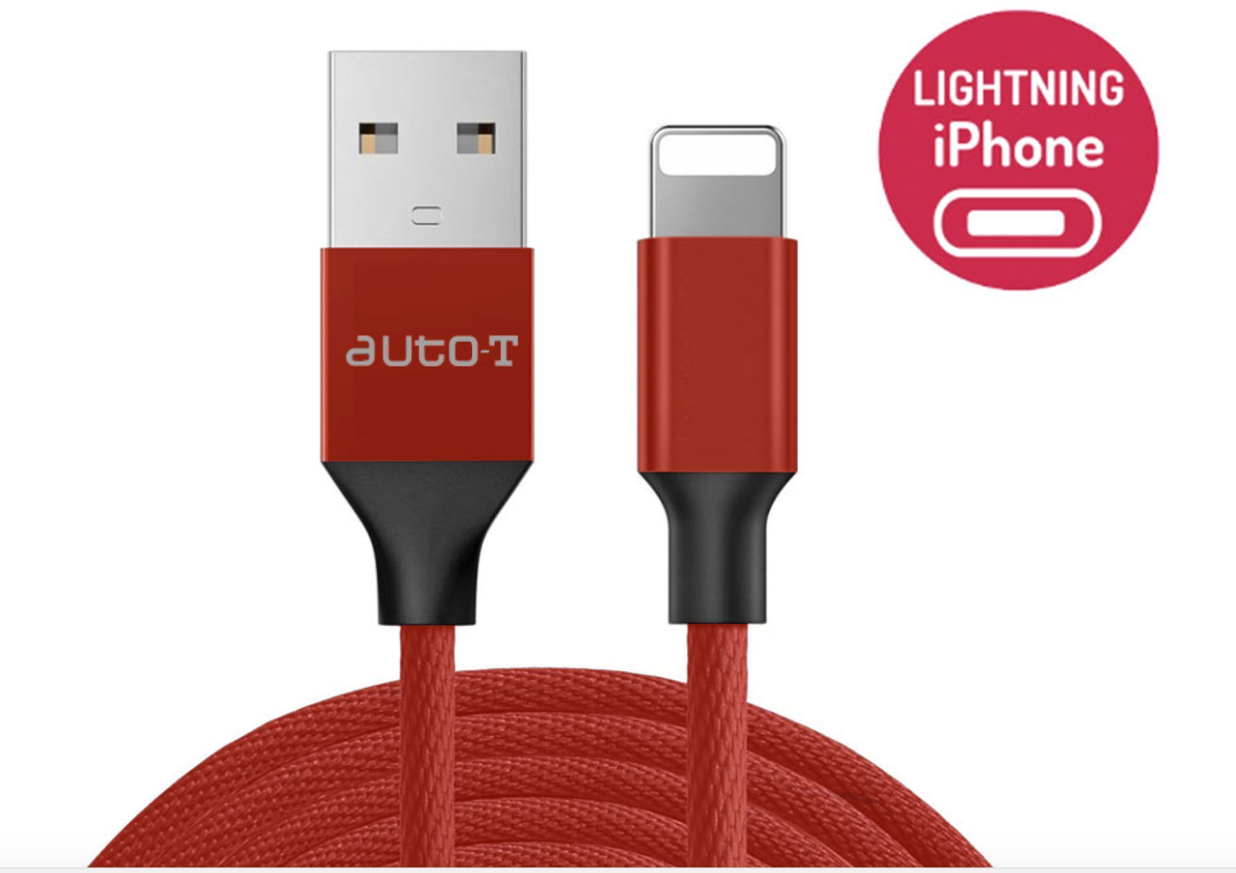 Câble - AUTO T - 540346 - USB 2.0 - Lightning