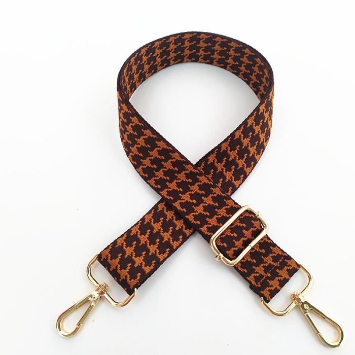 Pistolet NO.266 - Sangle De Sac Réglable Arc-en-ciel Ceinture De Sac à Main Large Sangle De Sac