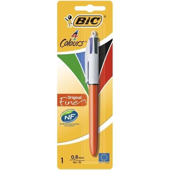 BIC® - Stylo-bille 4 Couleurs® Original Fine