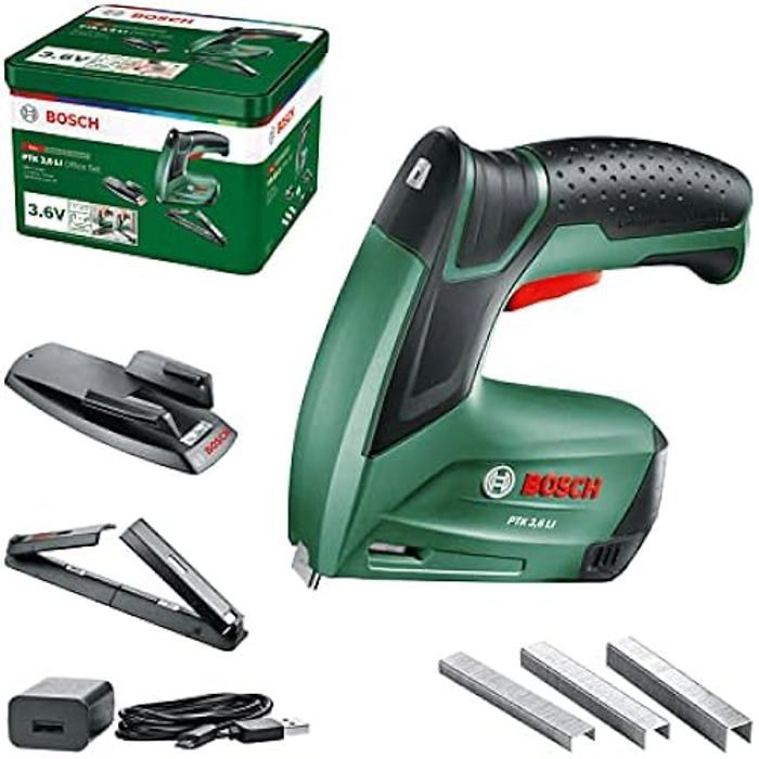 Bosch Agrafeuse sans fil PTK 3 6 LI Office Set 0603968202 - vue 9