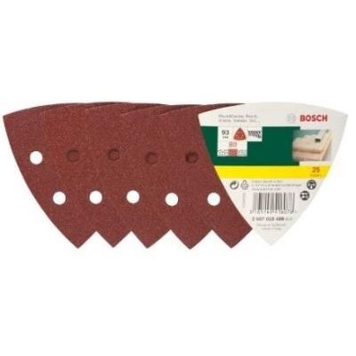 Set de 25 Abrasifs 2607019489 Bosch - vue 2