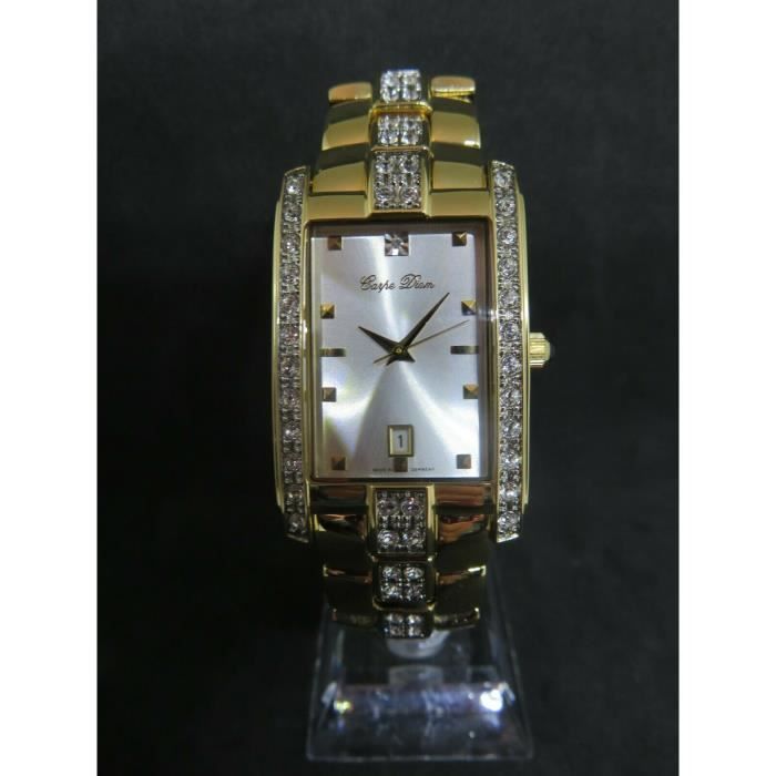 MONTRE COLLECTION CARPE-DIEM AURELIA PLAQUÉE OR