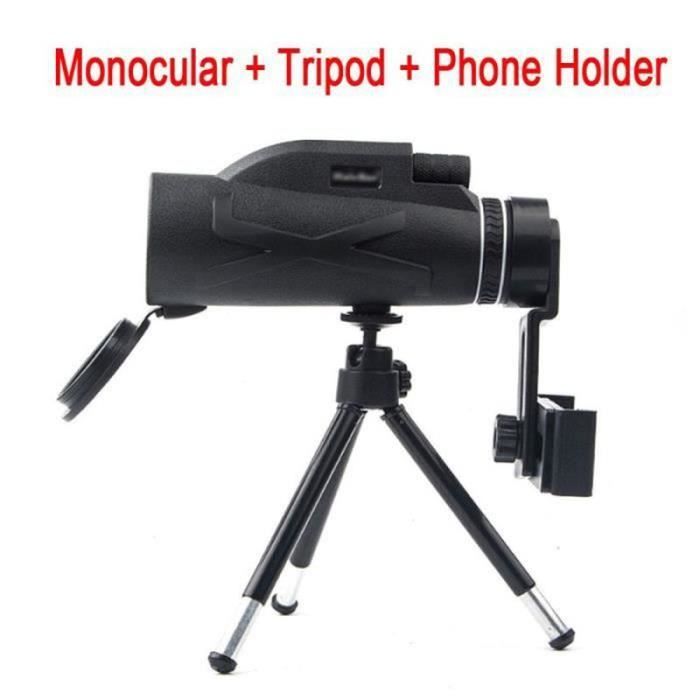 Télescope Monoculaire RUMOCOVO 80X100 HD Avec Zoom Pour La Chasse De