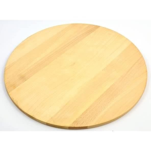 PLANCHE À DÉCOUPER Rond En Bambou Avec Pieds Diamètre 29 CM Bambou EUR 31,40 - FR