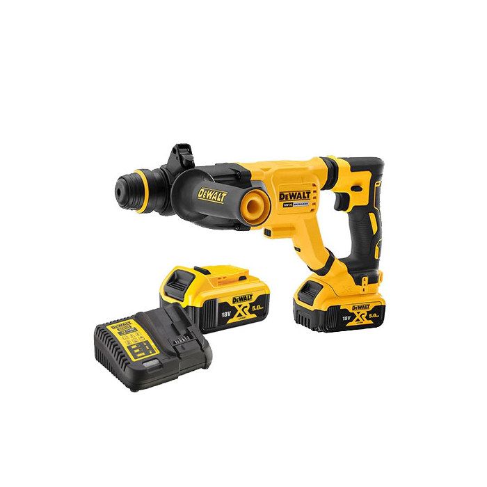 Perforateur burineur SDS Plus XR 18V Li ion DEWALT DCH263P1 Ø28 mm en coffret avec batterie 5Ah et chargeur - vue 2
