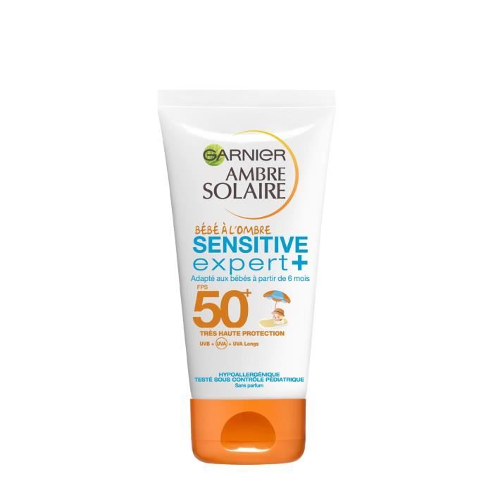 Garnier Ambre Solaire Sensitive Expert Bebe A L Ombre Sensitive Fps50 50 0 Ml Cdiscount Au Quotidien