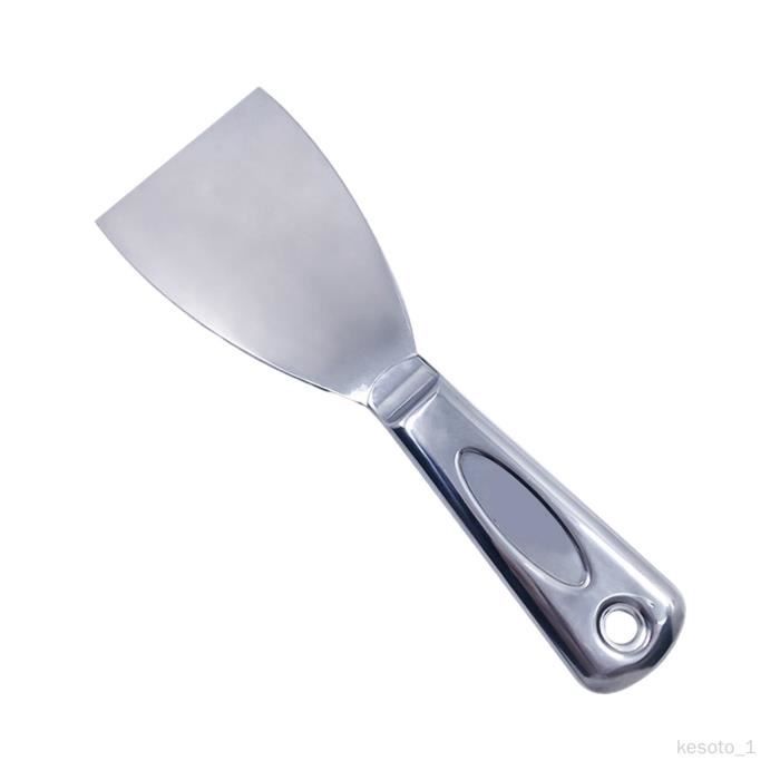 Kit De 3 Grattoirs à Mastic Professionnels - Lame Inox Et Manche En Bois - Marque Zaplyte