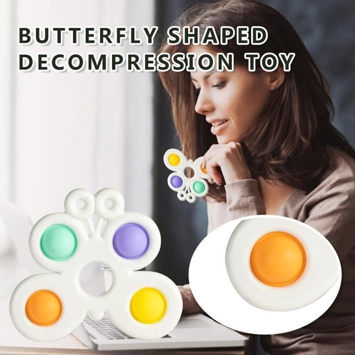 Lot De 28 Jouets Sensoriels Fidget - Anti-Stress Et Anti-Anxiété - Pour Enfants Et Adultes - Silicone Multicolore