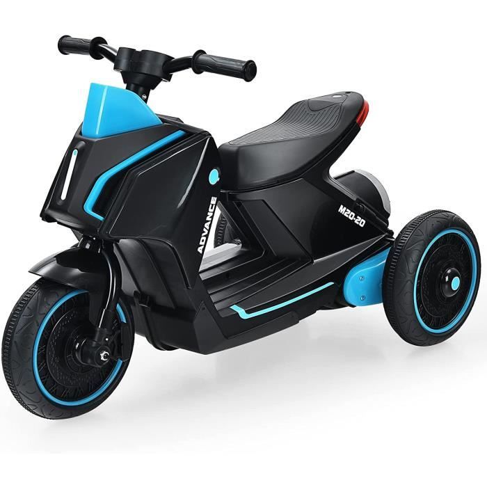 Moto électrique enfants 3 roues Style BMW avec LED