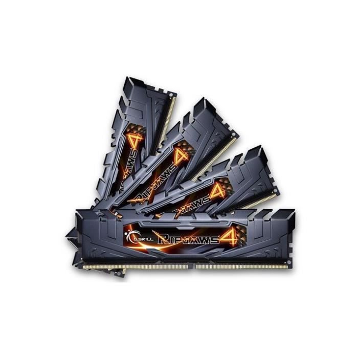 Vente Memoire PC G.SKill kit 16Go DDR4 2400MHz F4-2400C15Q-16GRK pas cher Vente Memoire PC G.SKill kit 16Go DDR4 2400MHz F4-2400C15Q-16GRK pas cher