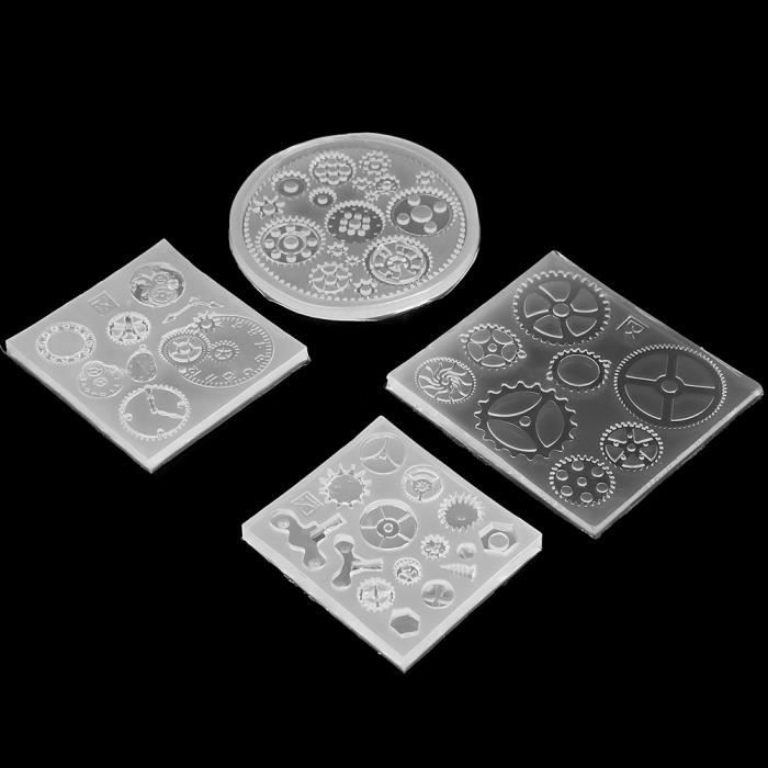 Moules En Silicone Fleur Pour Pâtisserie Et Artisanat - 20,4 X 11,6 Cm - Pour Chocolat, Résine, Argile, Décoration Gâteaux - 5