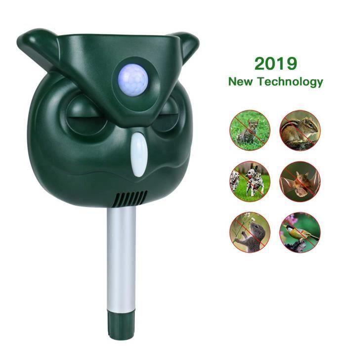 Letouch Repulsif Chat Double Ultrason Solaire Repulsif Anti Chats 19 Nouvelle Version 5 Vitesses Reglable Vert Cdiscount Jardin
