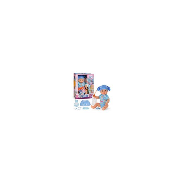 Poupon Jonas BABY BORN 43 cm Click & Play 10 Fonctions + 8 accessoires Sans piles bras et coudes articulés