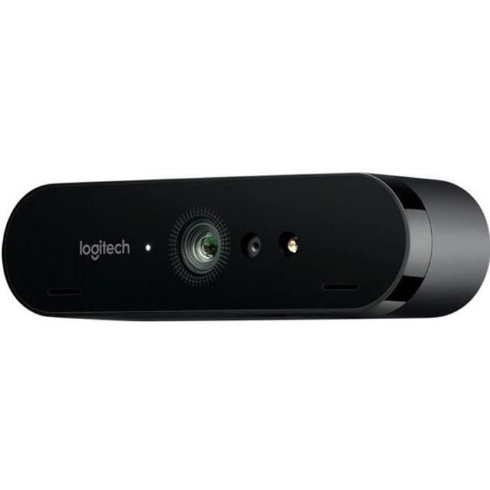 LOGITECH - Webcam BRIO STREAM - 90 fps - USB 3.0 - 13 Mégapixels Interpolé(s) - Vidéo 4096 x 2160 - Autofocus - Microphone