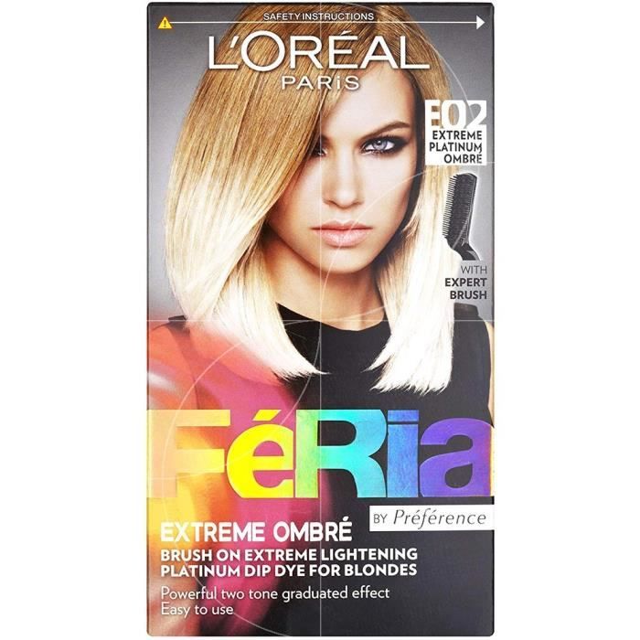L Oreal Coloration Feria E02 Extreme Platinium Ombre Achat Vente Coloration L Oreal Coloration Feria Cdiscount 5,525 results for l'oreal coloration. l oreal coloration feria e02 extreme platinium o