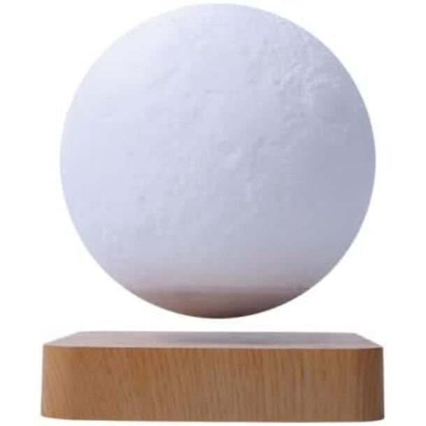 Lampe LED à lévitation - MagneticLand - MoonFlight - 3 températures de couleur - Socle bois clair - 3W