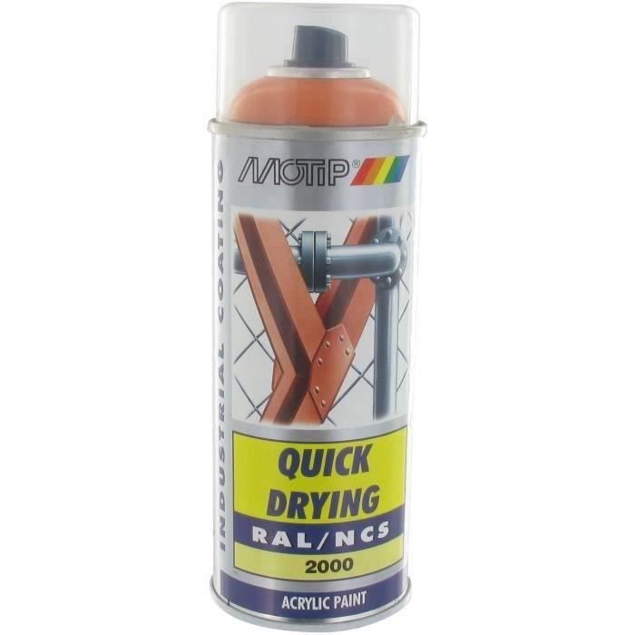 Peint acryliq séch rapide Jaune ora BRIL RAL2000